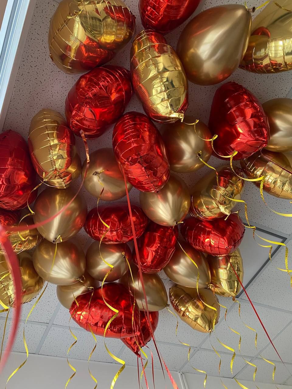 Набор шаров "Золотое пламя"