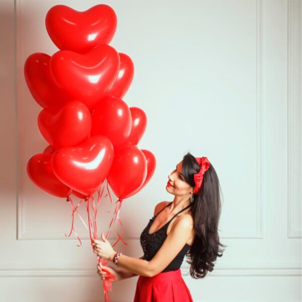 Связка шаров "Огонь любви"