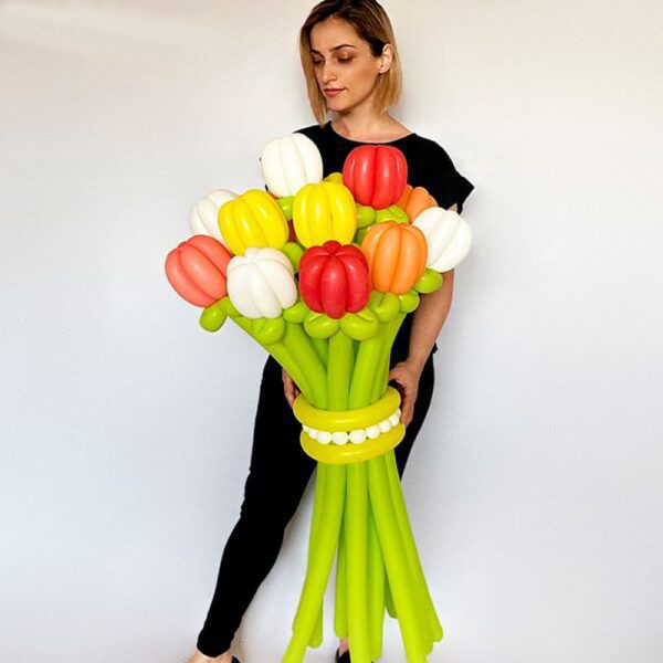 Букет тюльпанів "Повітряна весна"