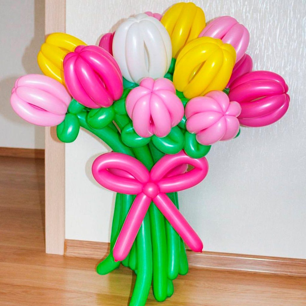 Букет квітів із повітряних куль "Мить Тепла"