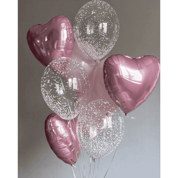 Зв'язка куль "Рожева насолода"