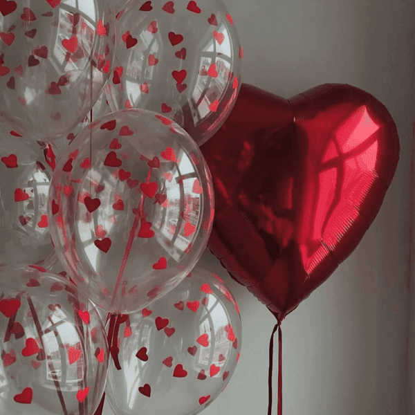 Набір куль "Червоний акцент кохання"