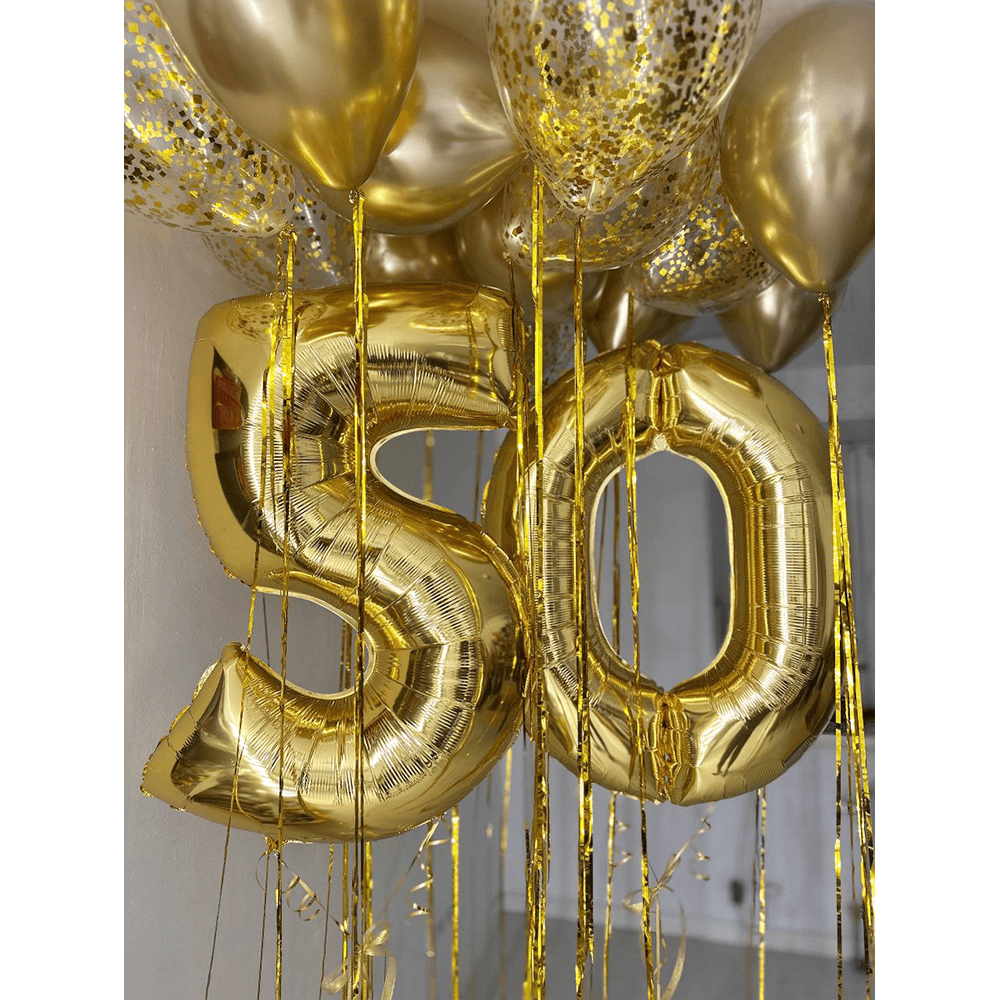 Набор шаров "Золотое Юбилейное сияние"