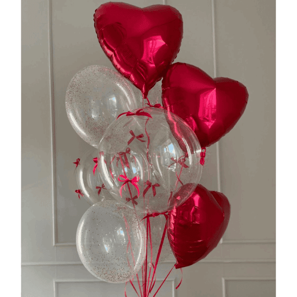 Композиція із куль "Закоханий настрій"