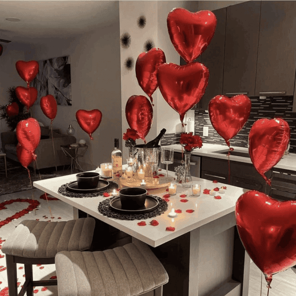 Романтичне оформлення "Тепло сердець"