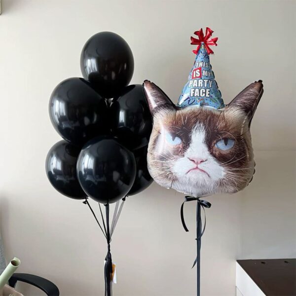 Набор шаров "Праздничное настроение с котиком"