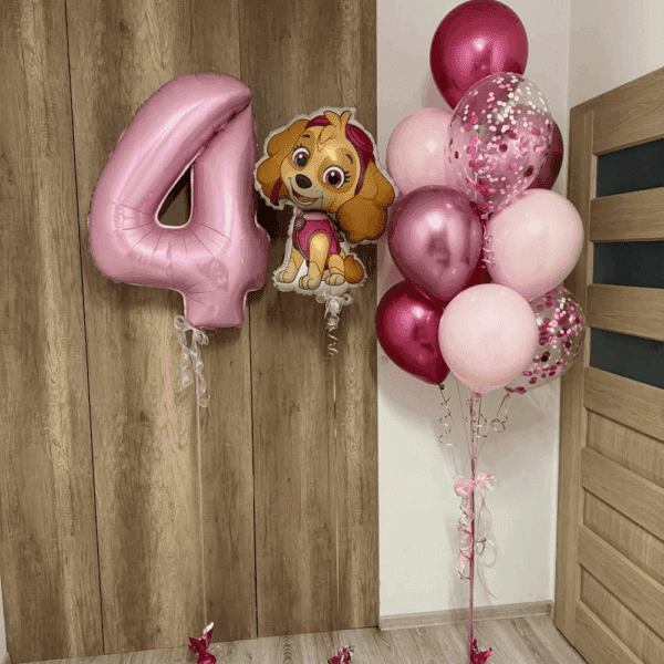 Набор шаров для девочки "Розовая сказка"