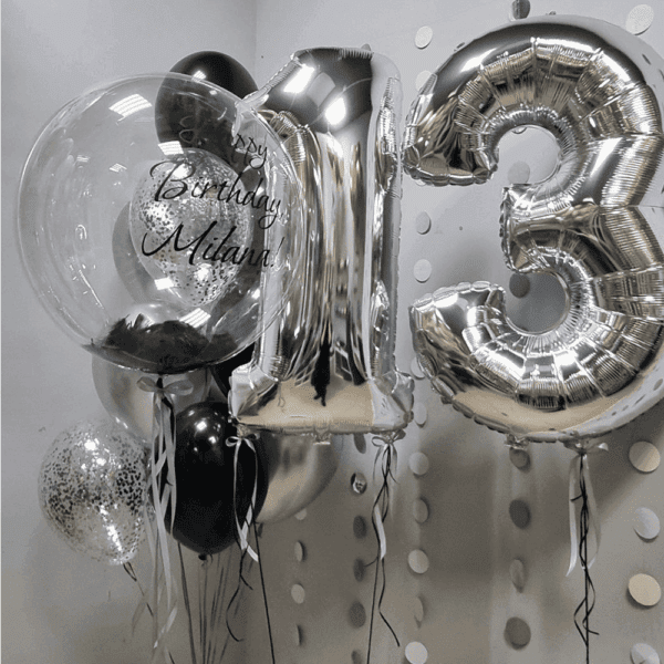 Набір куль "Сріблясте свято"