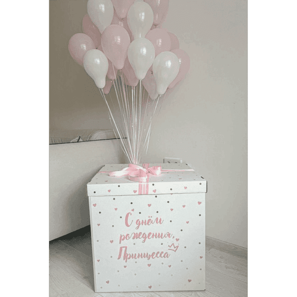 Коробка-сюрприз для девочки "Нежность розового"