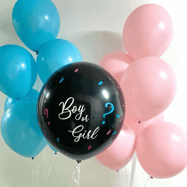 Композиція із куль "Хлопчик чи Дівчинка?"