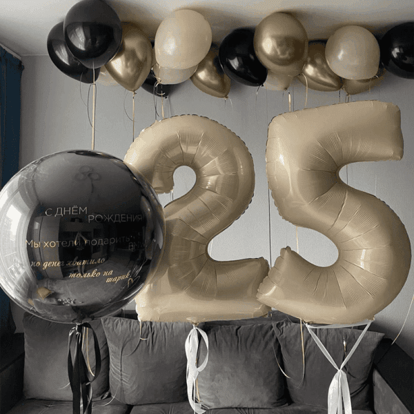 Праздничный набор шаров "Happy Birthday!"