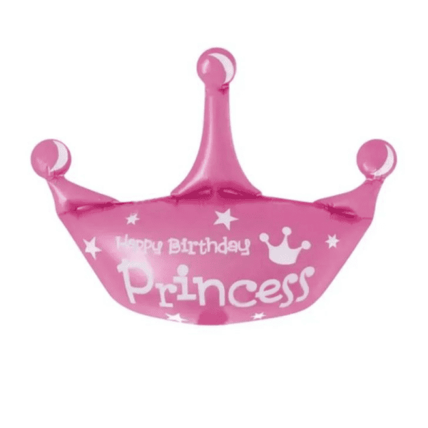 Фольгована фігура "Корона рожева Princess"
