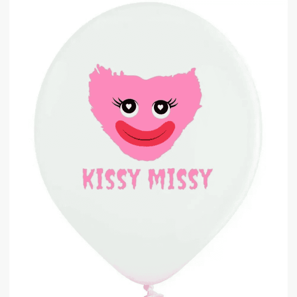 Латексный шар с рисунком «Kissy Missy»