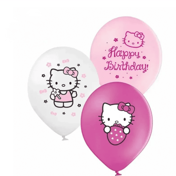 Латексный шар с рисунком «Hello Kitty»