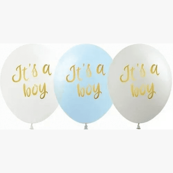 Латексный шарик с надписью «It's a boy»