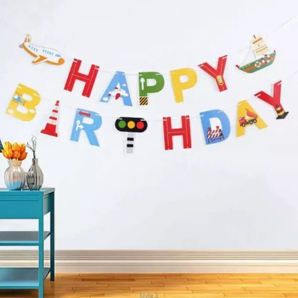Гирлянда «Happy Birthday» (Путешествия)