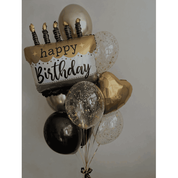 Зв'язка куль "Happy Birthday"