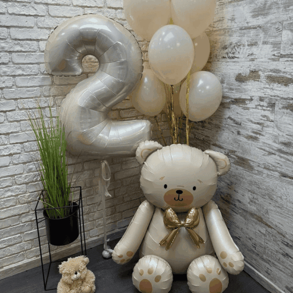 Композиція із куль "Два роки щастя🎂"