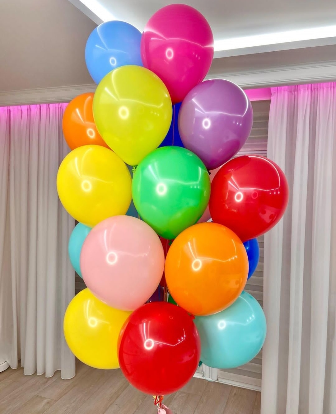 Кульки з гелієм (пастель) (30 см).