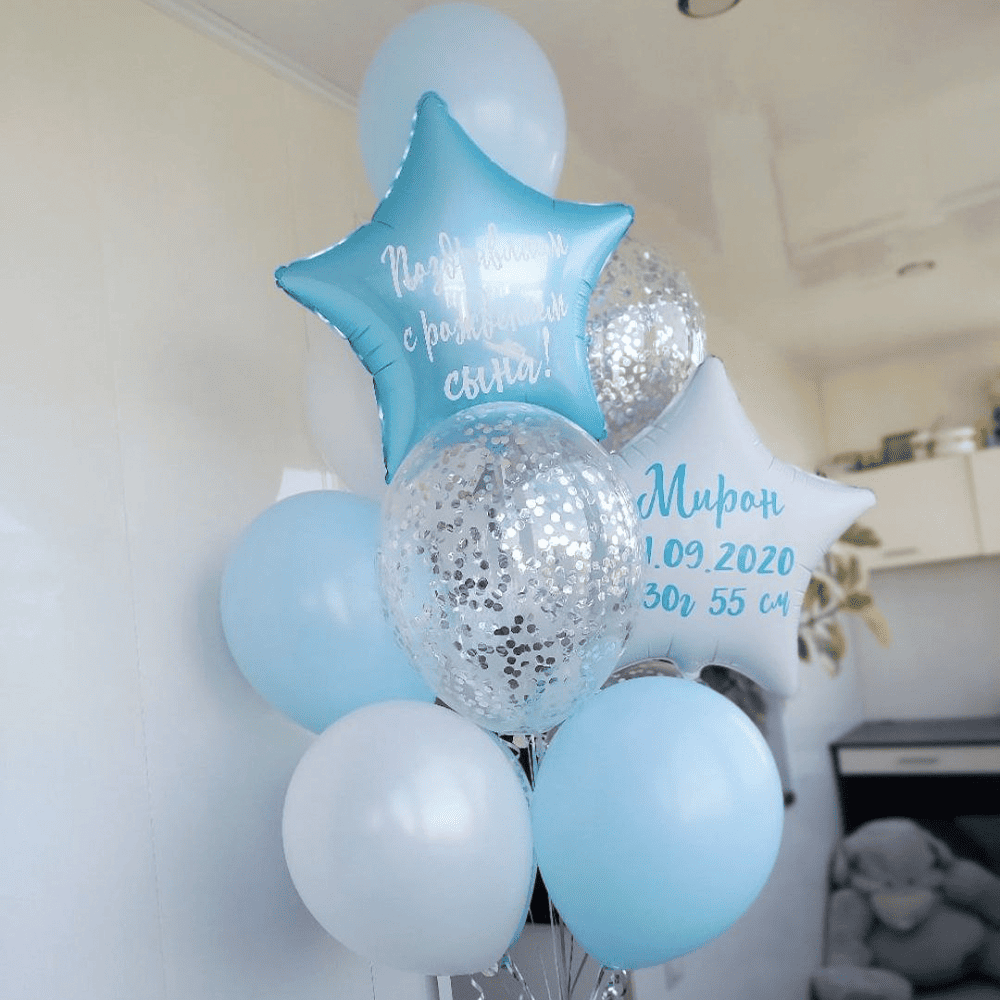 Зв'язка куль "Ніжне привітання"