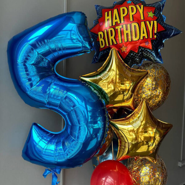 Яскрава композиція "Happy Birthday"