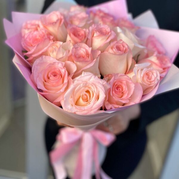 Букет из роз "Розовая красота"