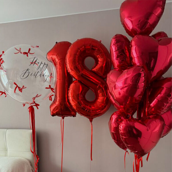 Праздничный набор шаров "Happy Birthday"