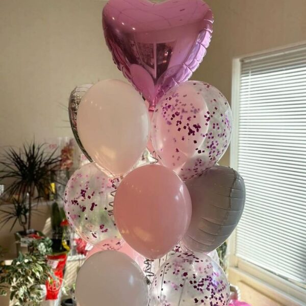 Зв'язка куль "Ніжність сердець"