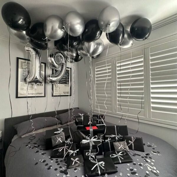 Набор шаров "Серебристый шарм"