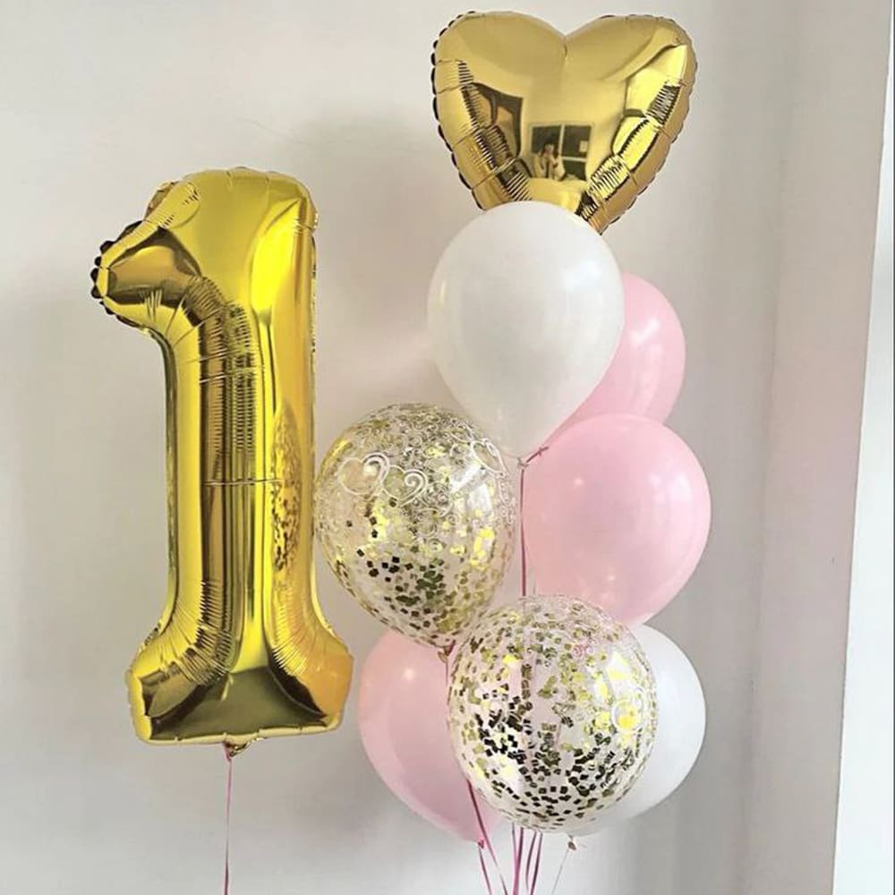 Набір куль "Золоте свято першого року"