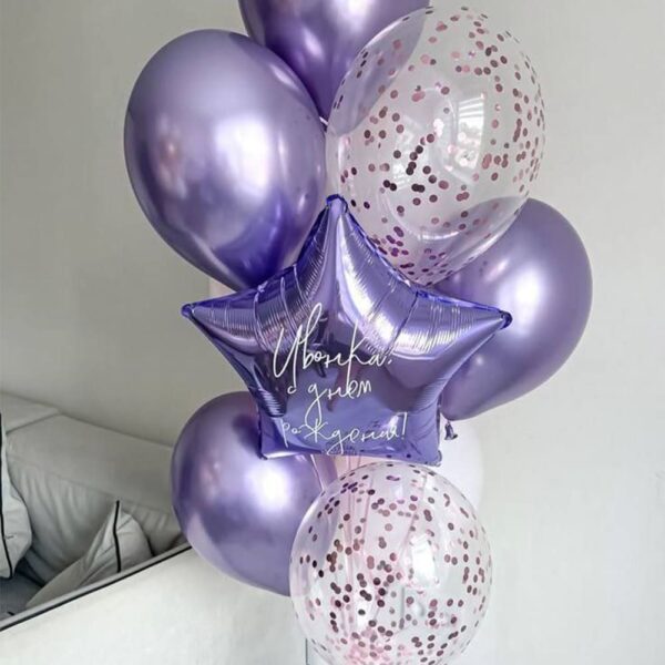 Зв'язка куль "Фіолетова магія"