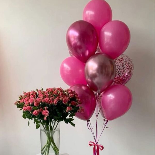 Зв'язка куль  "Рожеве захоплення"