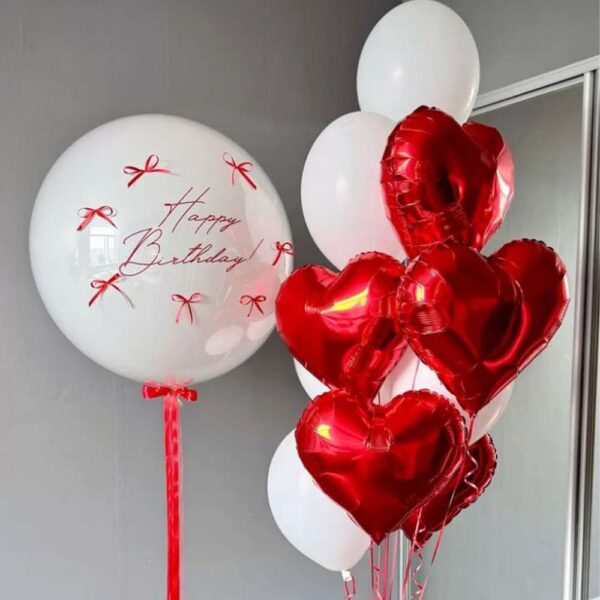 Композиція із куль "Свято любові"