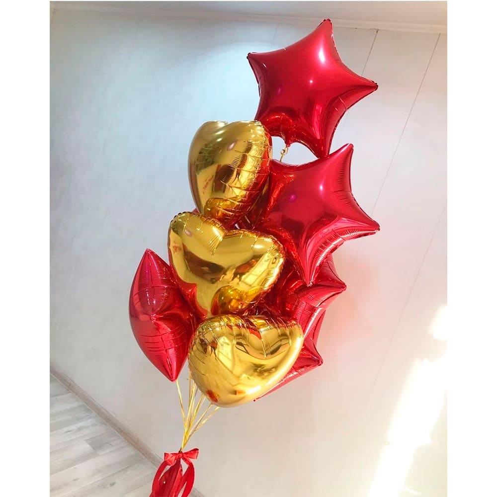 Набор шаров "Звездное сердце праздника"