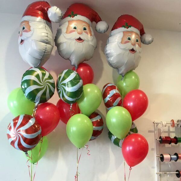 Праздничный набор шаров "Веселье Санты"