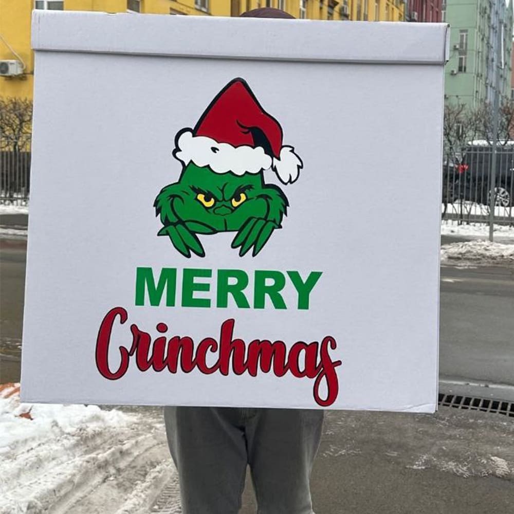 Коробка-сюрприз "Святкова посмішка Грінча"