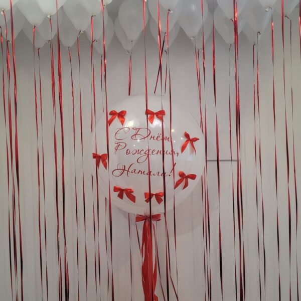 Ніжне оформлення кулями на День народження