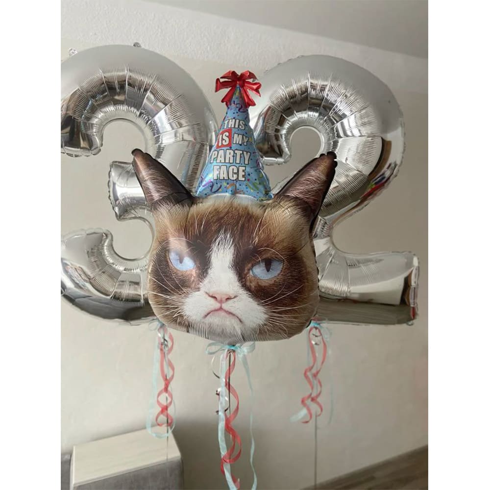 Набор шаров с котиком