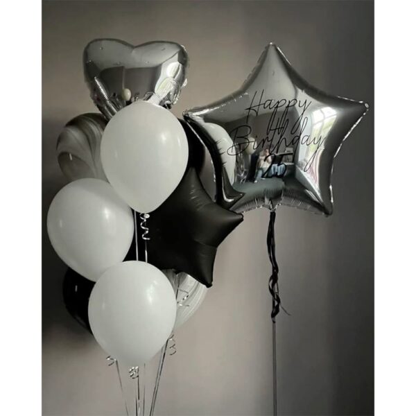 Набор шаров "Серебристая красота"