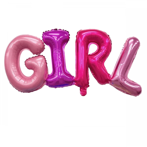 Фольгована гірлянда “Girl”